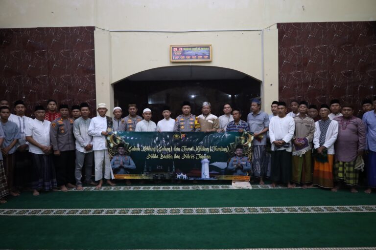 Wakapolda Banten Laksanakan Safari Suling (Subuh Keliling) Sebagai Bentuk Implementasi Commander Wish Kapolda